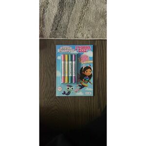 Gabby's Dollhouse Coloring and Activity Book - Includes Games, Puzzles, Stickers